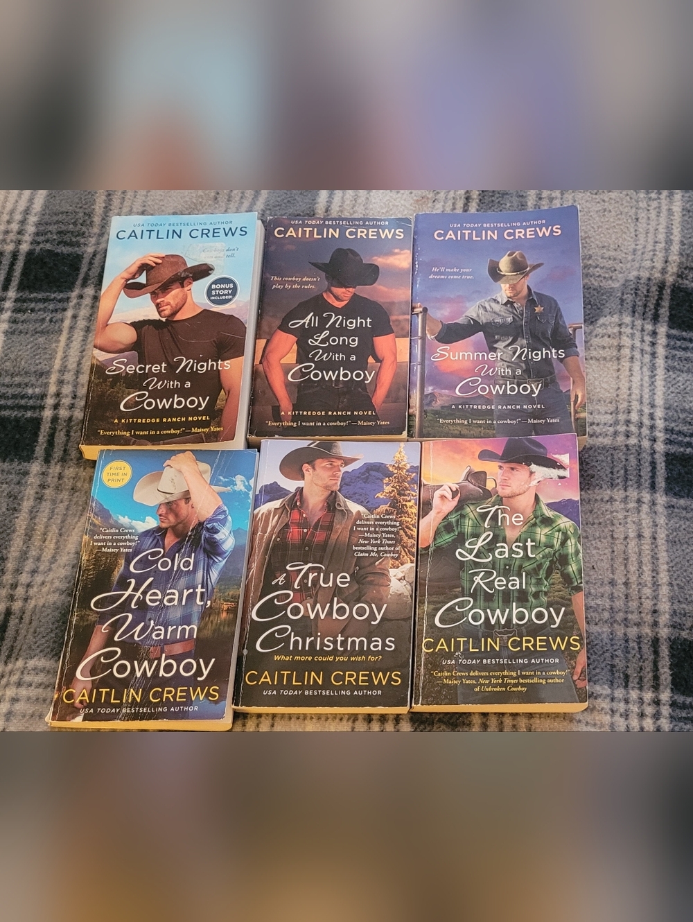 (6 PB) Caitlin Crews stories, Western Romance Cowboys (Lot)